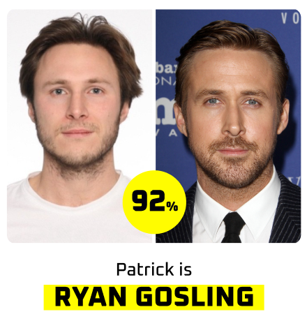 Patrick Stuart-Constant their look-alike, made with Celebs