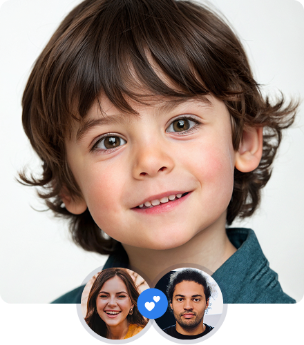 Yannis Roy their baby, made with BabyLab